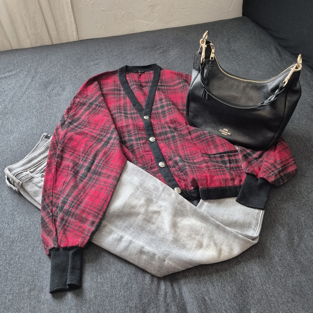 Pendleton Vintage Plaid Cardigan